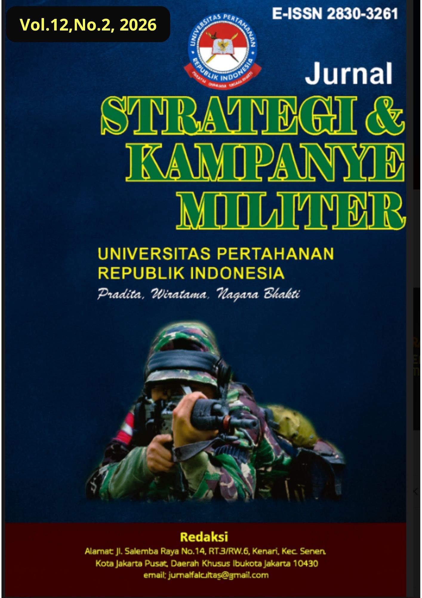 					View Vol. 12 No. 2 (2026): Stabilitas Kawasan
				