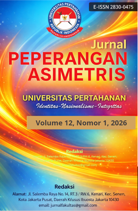 					View Vol. 12 No. 1 (2026): Strategi Asimetris
				