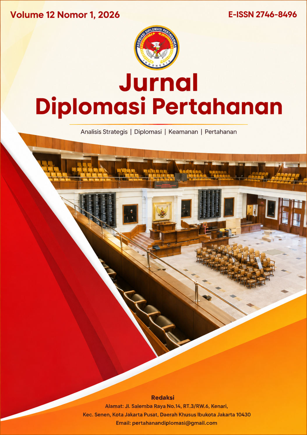 Sampul Jurnal Diplomasi  Volume 12 Nomor 1 Tahun 2026.
